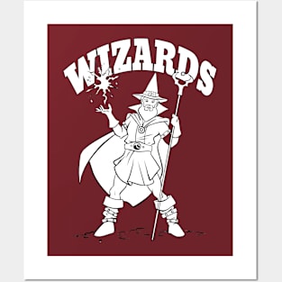 Wizard Mascot Posters and Art